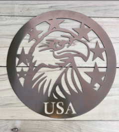 Metal Eagle Sign